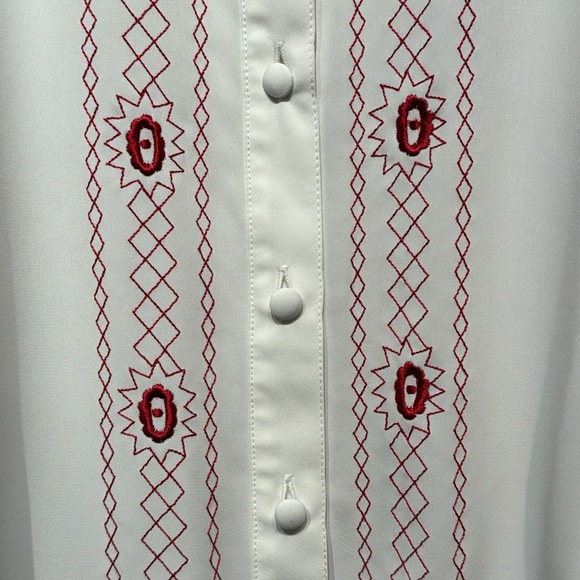 VTG Yves St Clair Embroidered Blouse - Picture 3 of 8